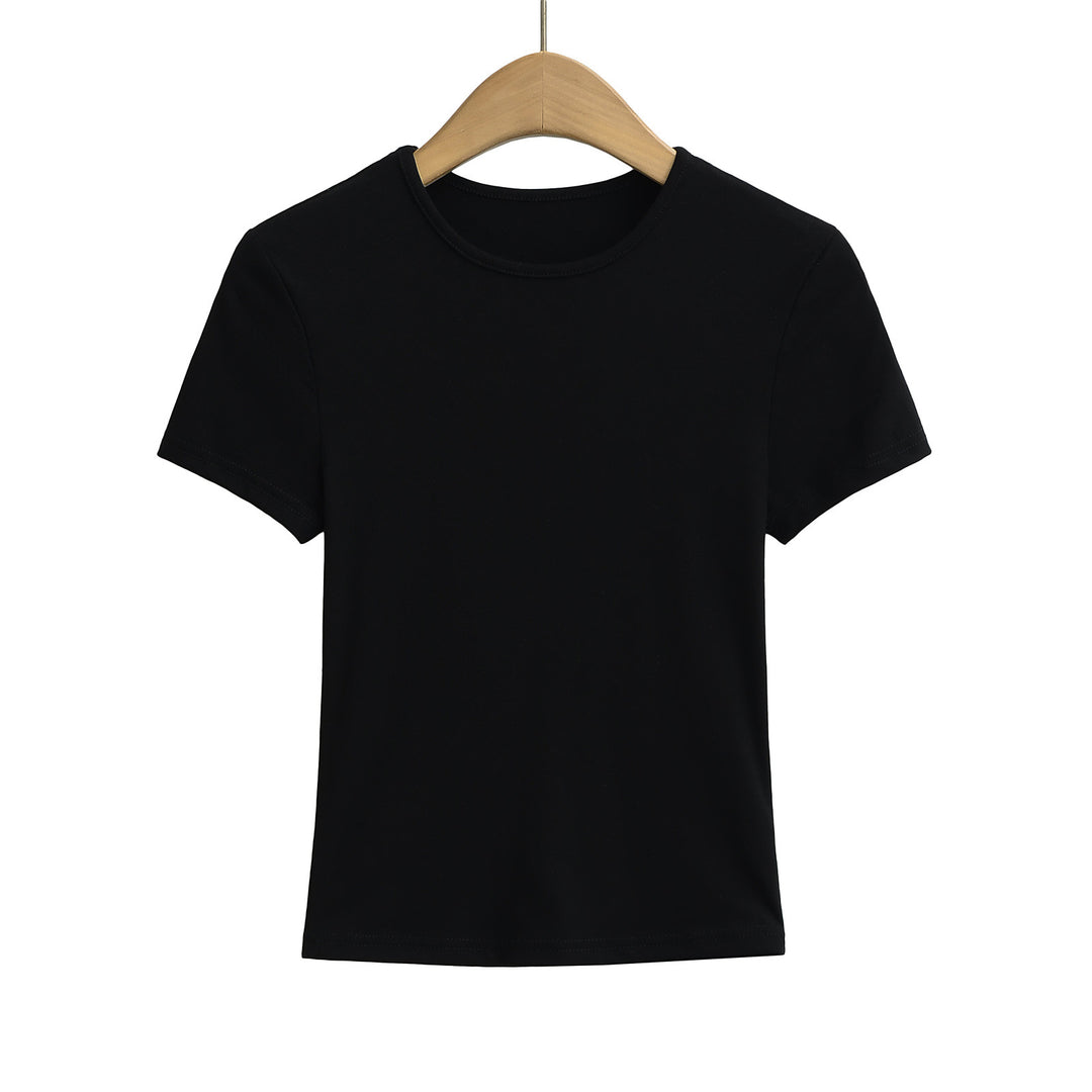 Kvinder Komfortabelt Basic T-shirt med åndbart materiale Stilla