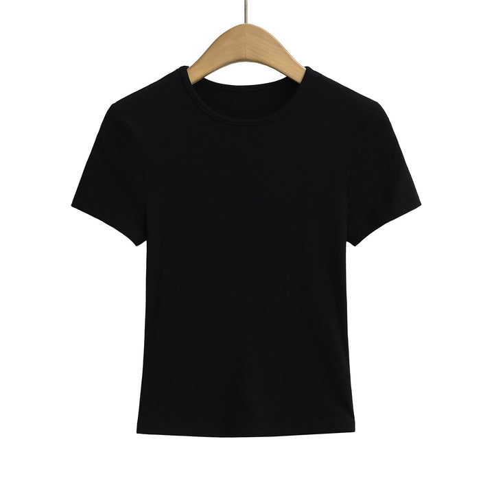 Kvinder Komfortabelt Basic T-shirt med åndbart materiale Stilla