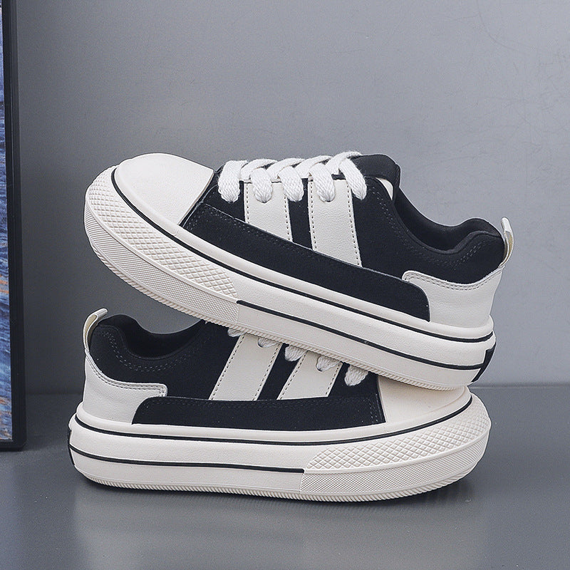 Dame mode Sneakers i sporty-elegant design med tyk gummisål Stilla