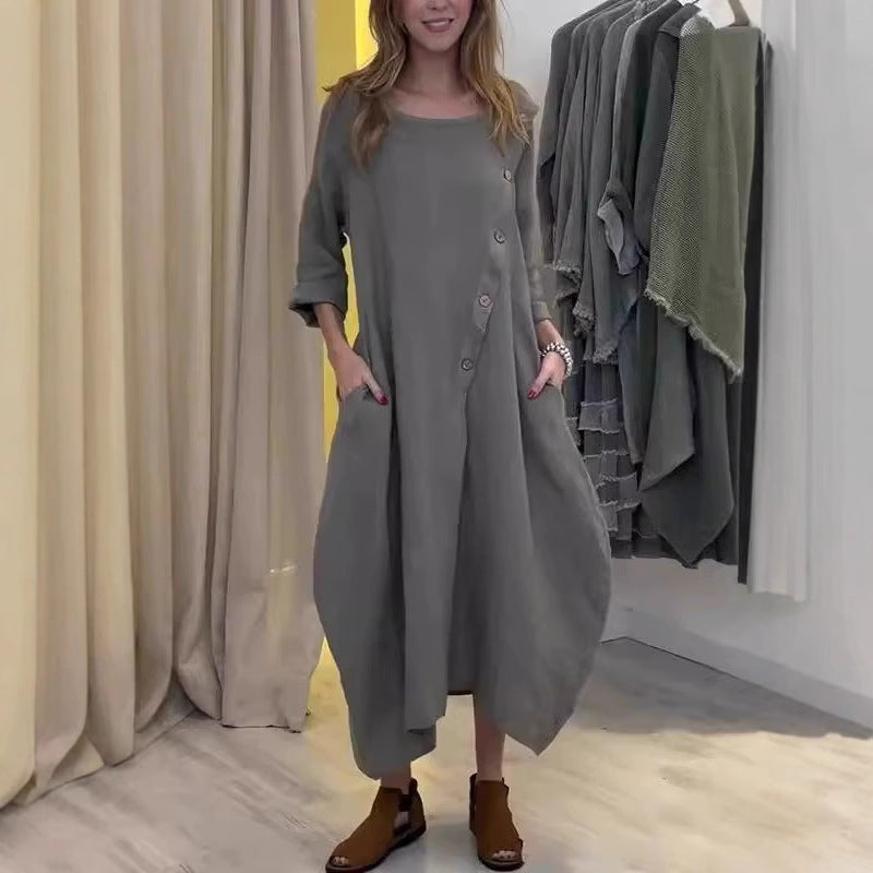 Stilla | Overalls med rund hals og lange ærmer