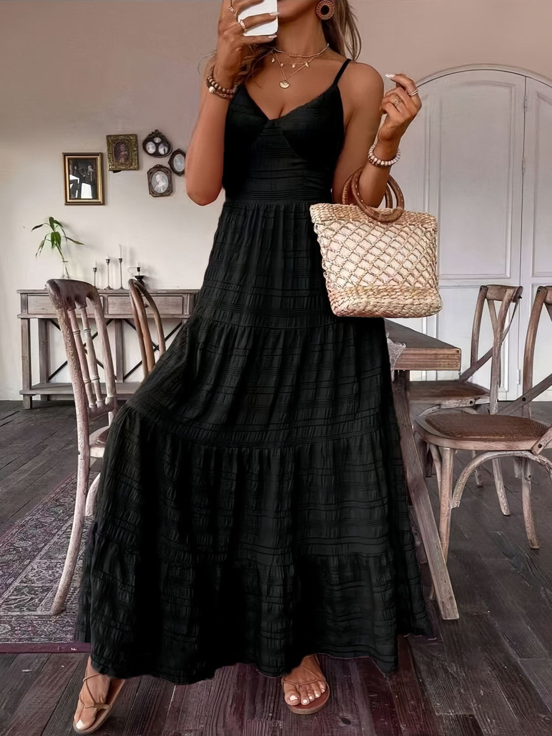 Dame Sommer Maxi Kjole Stilla