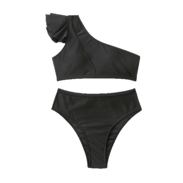 Dame Asymmetrisk Rynketræksæt Bikini Stilla