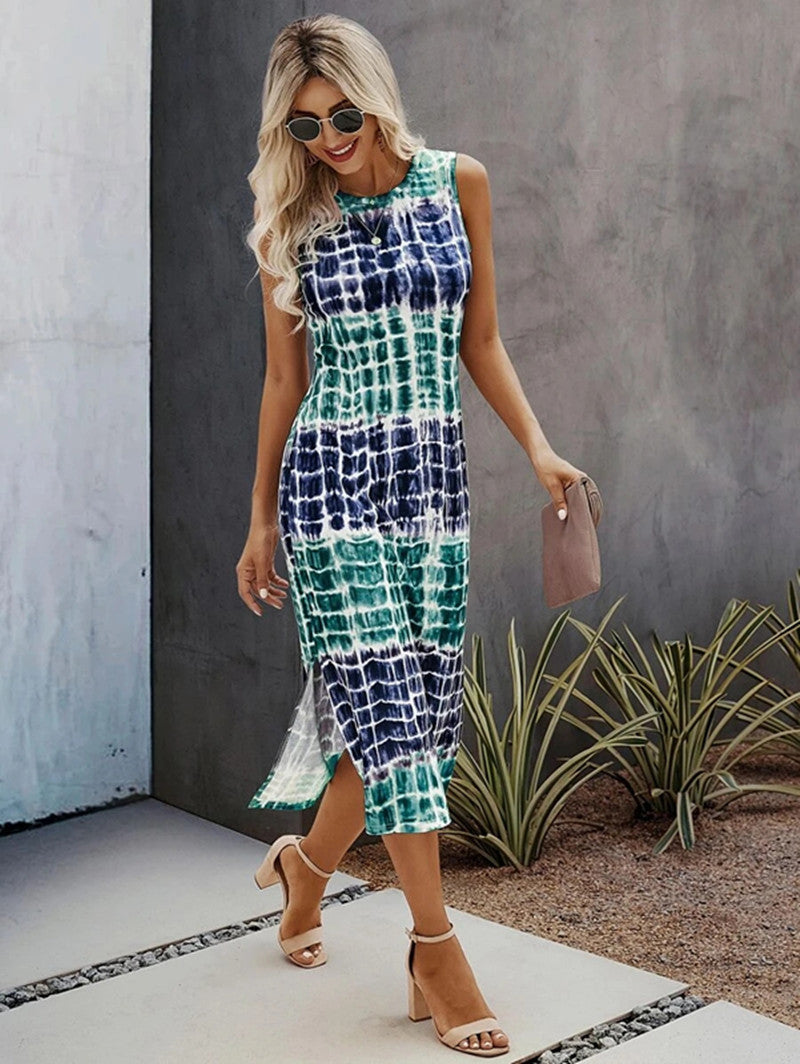 Damer Batik Maxikjole Stilla