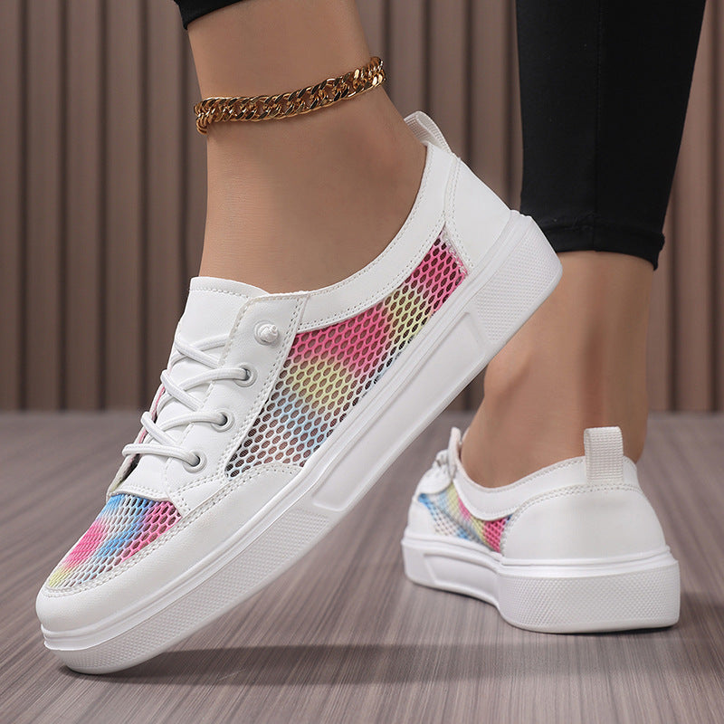 Dame Let Mesh Snørresneaker Stilla