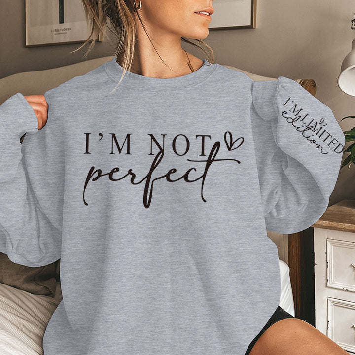 Kvinders oversized sweater med print og limited edition Stilla