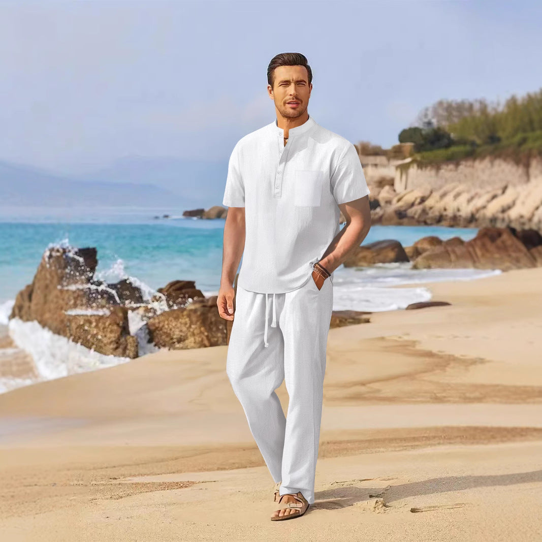 Herrer casual linnedragt Stilla