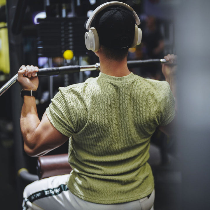 Herrer Fitnessshirt med struktureret væv Stilla