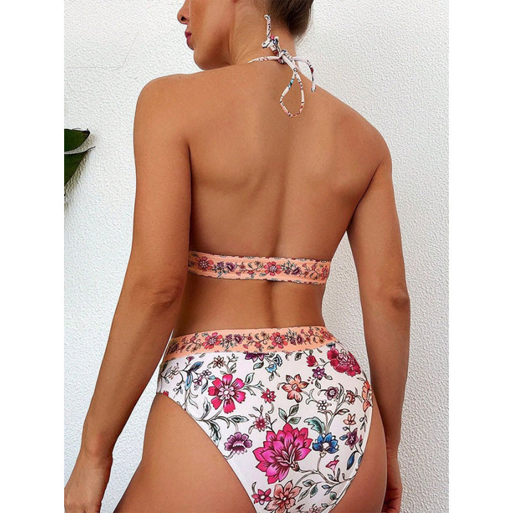 Dame Bikiniset med blomstermotiv Skovae