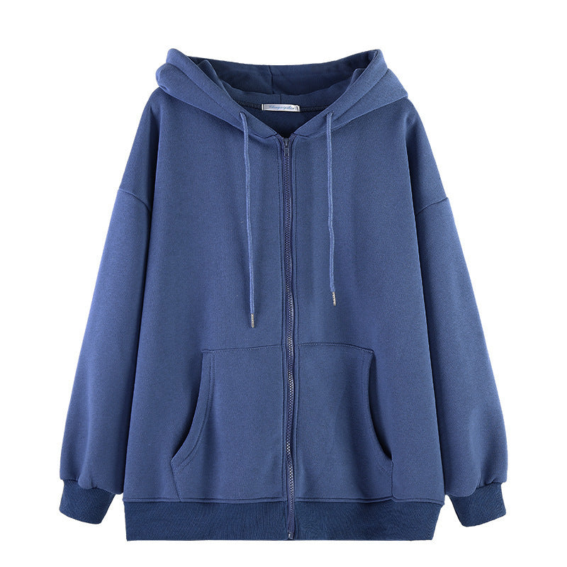Femme Cozy Overdimensioneret Zip-Up Hoodie Stilla