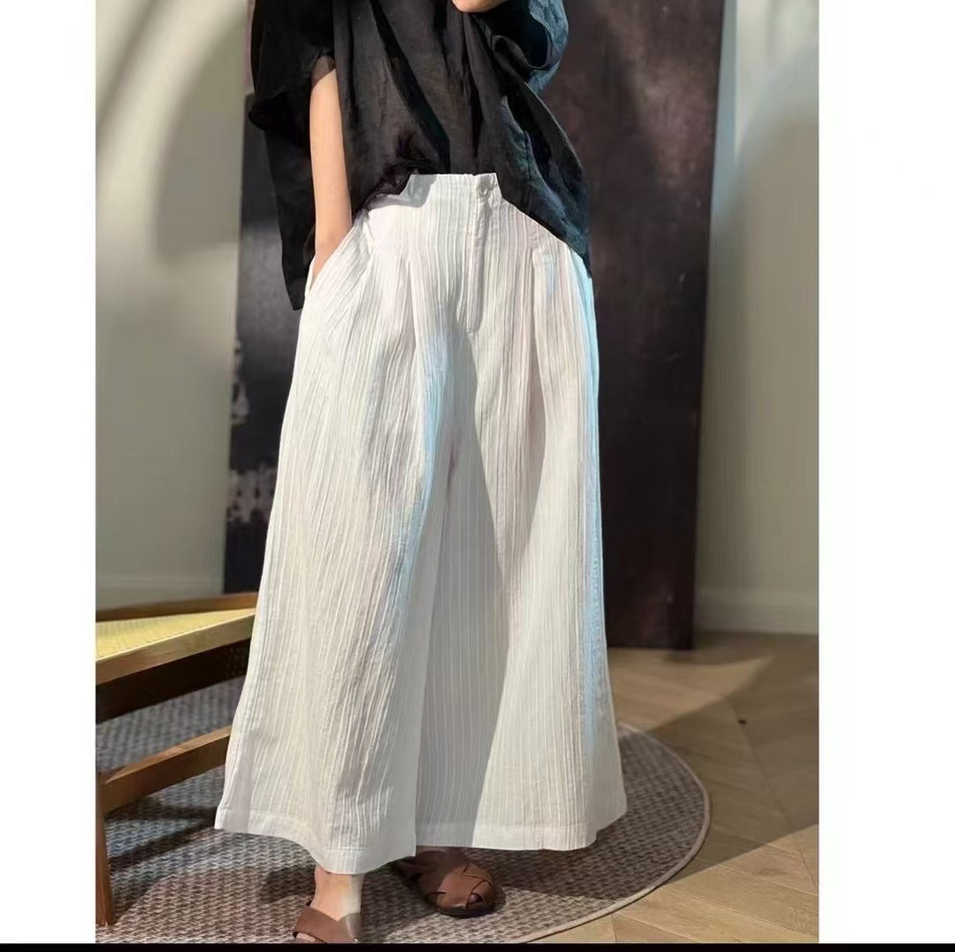 Femme Bred Teksturiseret Bukser Stilla