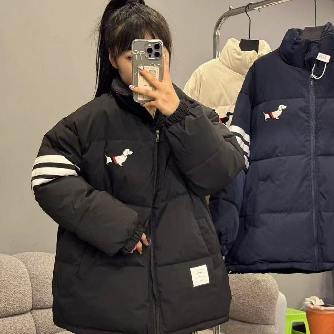 Kvinders oversized vinterjakke med quiltet design Stilla