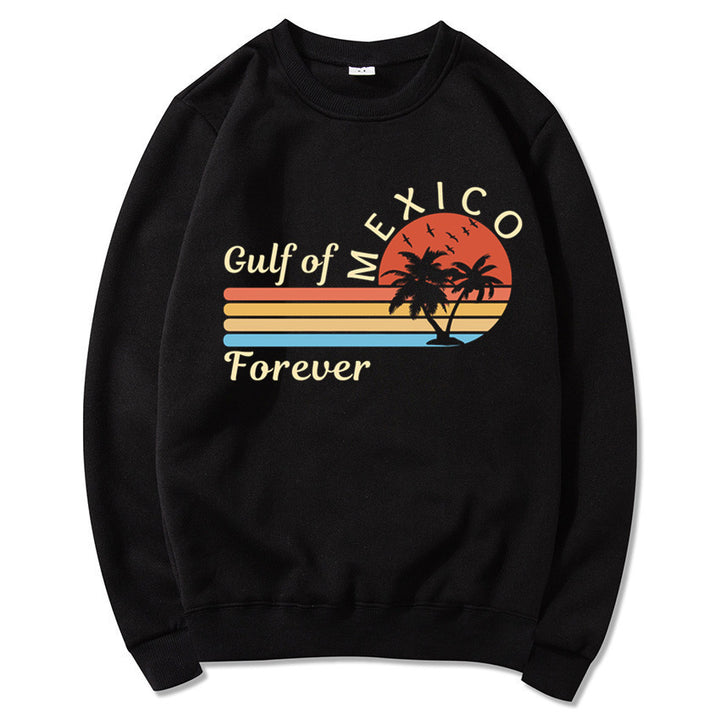 Kvindernes sweatshirt med tropisk grafisk design og moderne print Stilla