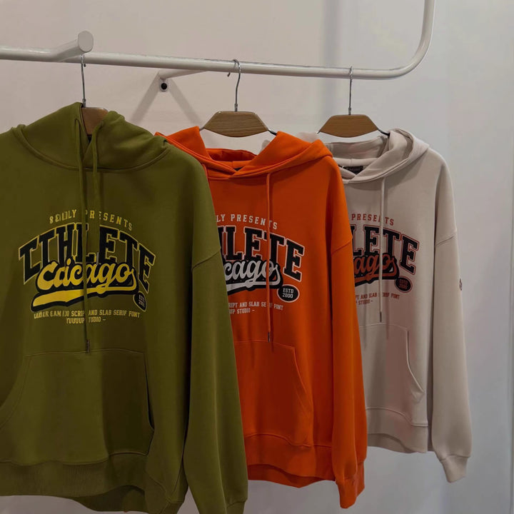 Kvindernes casual hoodie med iøjnefaldende print Stilla