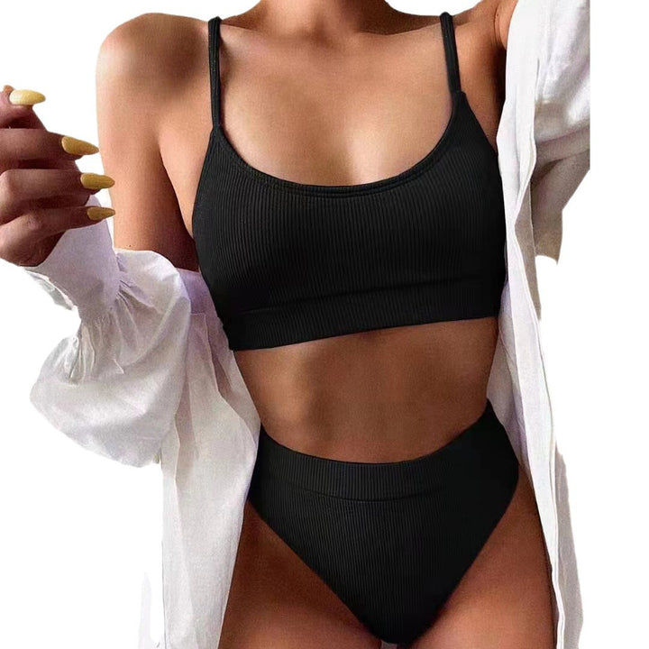 Dame Sporty Bikini-Sæt med høj Talje Stilla