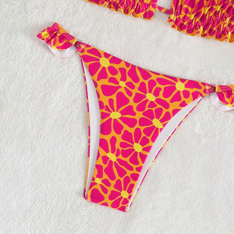 Dame Floral Print Tie-Back Bikini Stilla