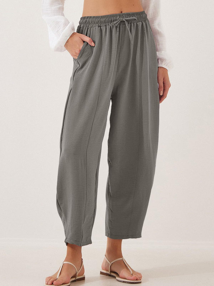 Dame løse sommertights med elastisk talje og praktiske lommer Stilla