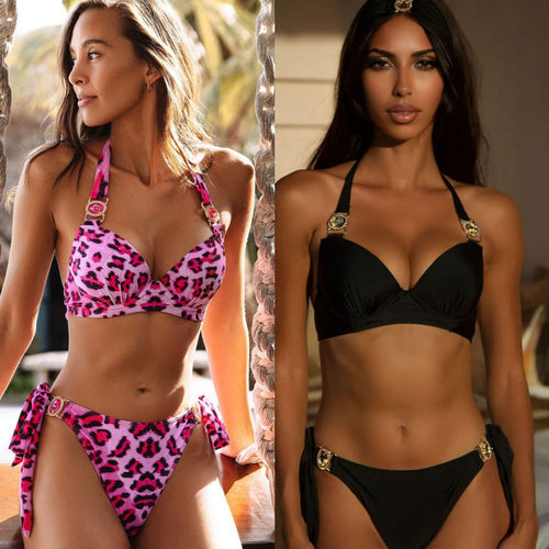 Dame Bikini-sæt med dekorative detaljeudsmykninger og høj bærekomfort Stilla