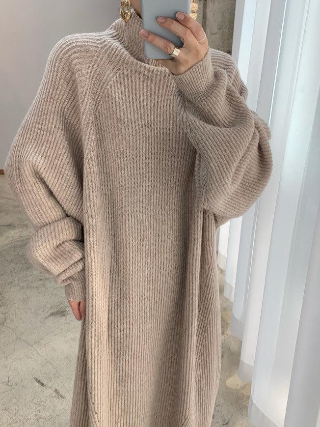 Stilla | Casual Kjole Med Rullekrave