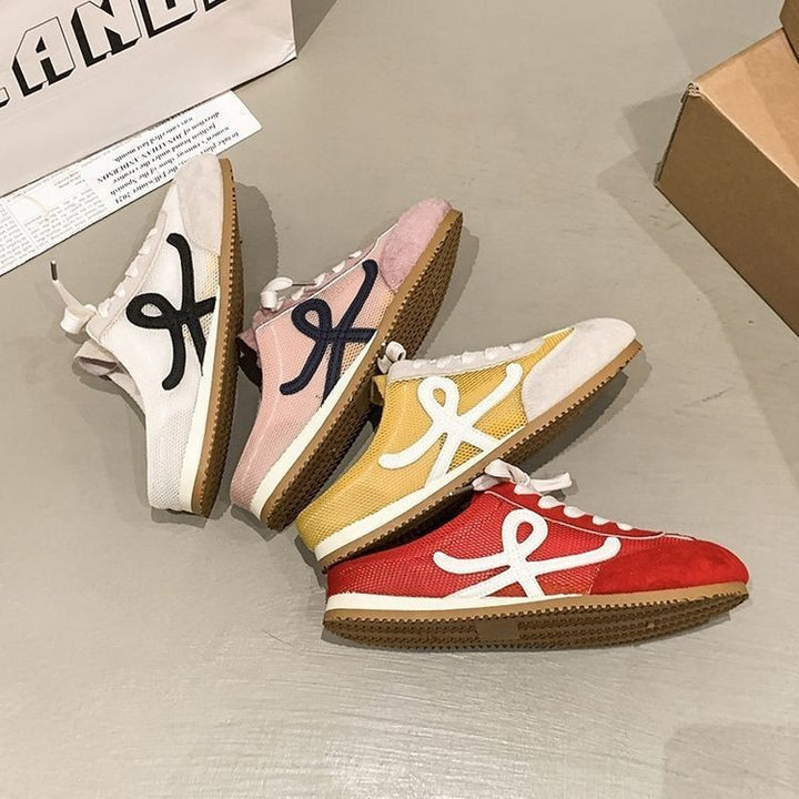 Dame Slip-On Sneakers med åndbart netmateriale og skridsikker sål Stilla
