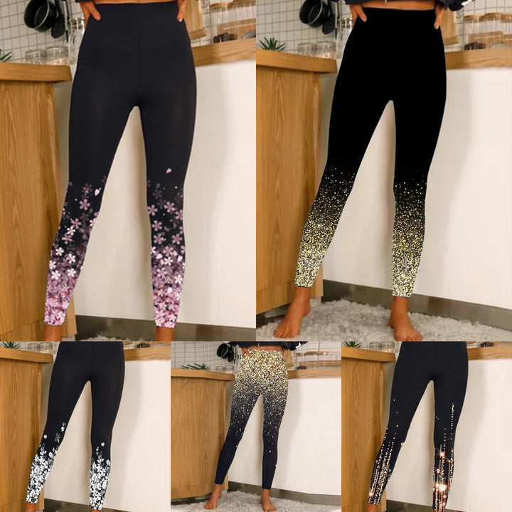 Stilla | Casual Print Modevenlige Yoga Bukser