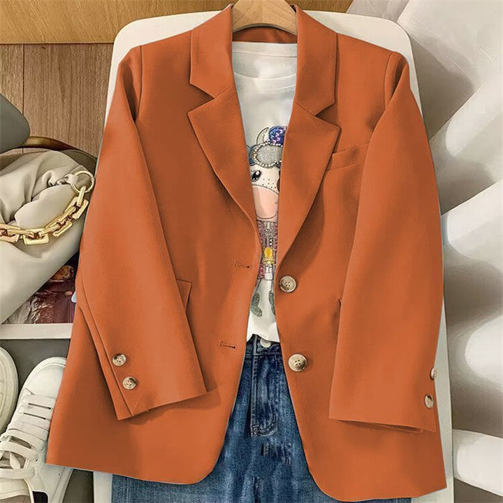 Kvindernes stilfulde blazer med tekstureret stof og elegante knapdetaljer Stilla