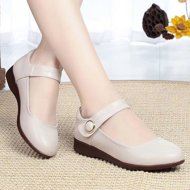 Dame Mary Jane Ballerinas med elegant rem og komfortabel indersål Stilla