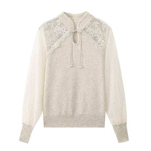 Femme Chic Spids-Detail Pullover Stilla