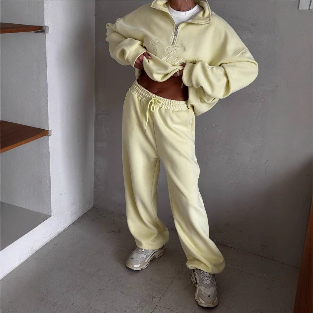Dame sweatshirt og joggingbukser sæt Stilla