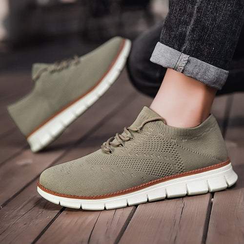 Herrer Stilfulde Lette Mesh Sneakers Stilla