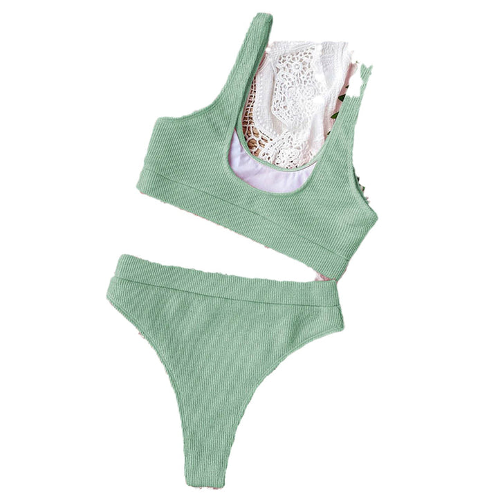 Dame Rip-High-Cut Bikini Set Stilla