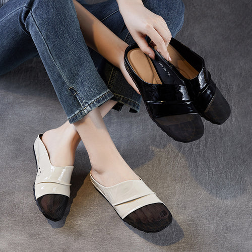 Dame Slip-On Komfort Clogs med åndbart mesh-overmateriale Stilla