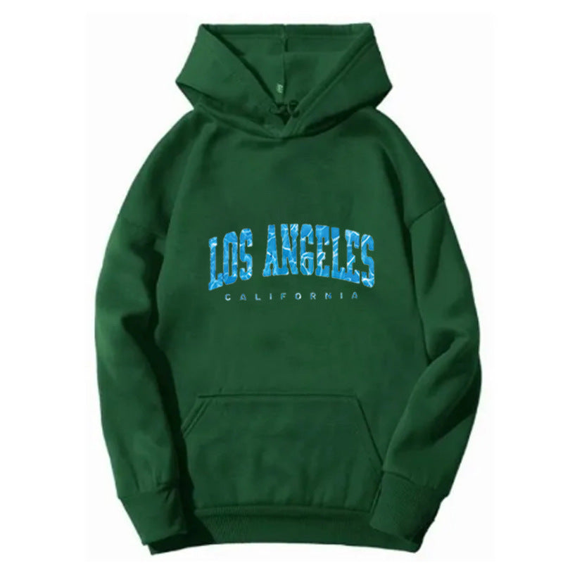 Kvinders hoodie med iøjnefaldende Los Angeles bogstaver Skovae