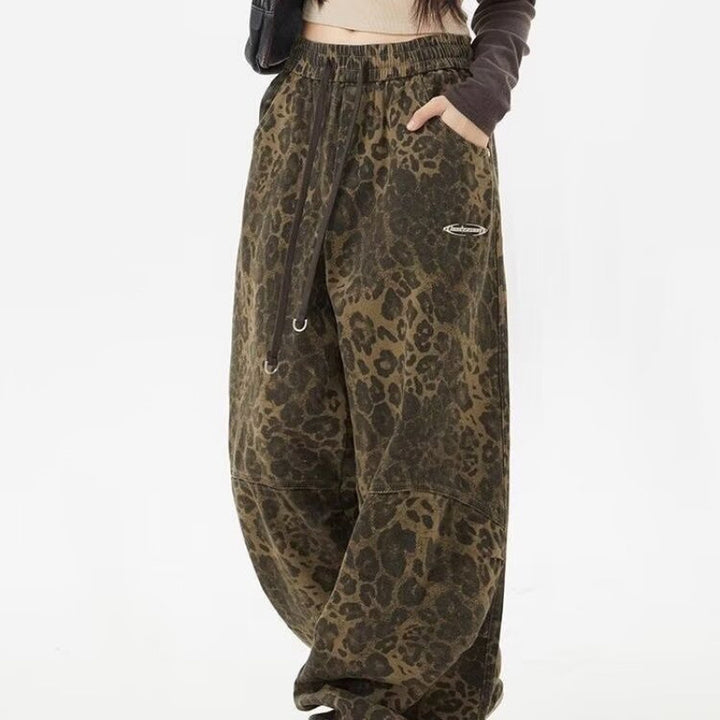 Dame Relaxed Fit Stufendruck Bukser Stilla