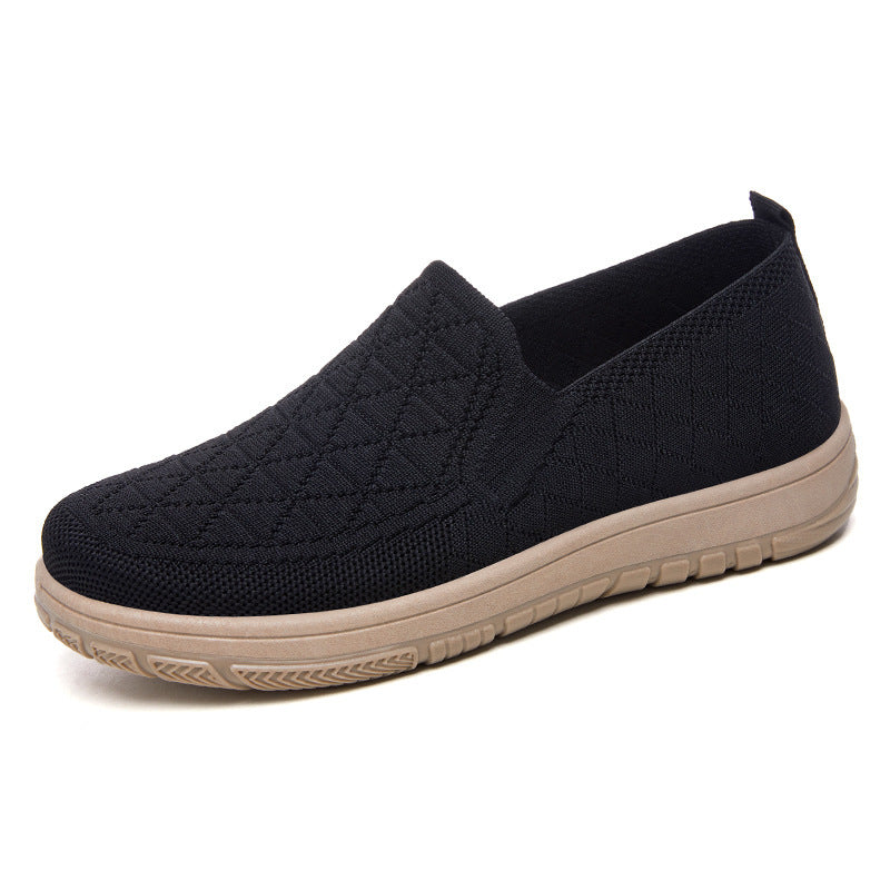 Dame Casual Komfort Slip-On Sneakers med struktureret overflade Stilla