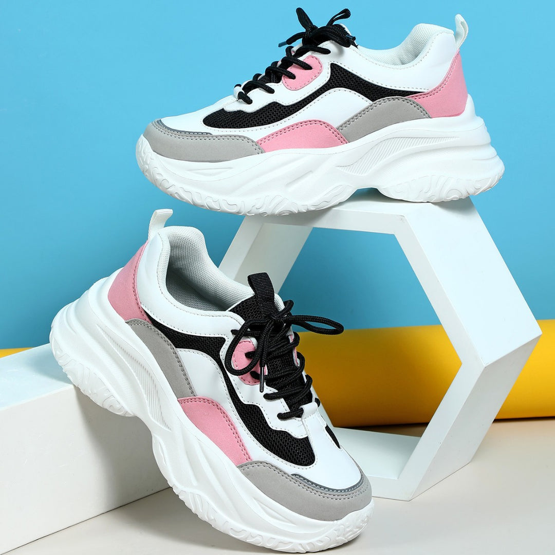 Dame Sporty Chunky Sneakers med dæmpende sål og åndbart overmateriale Stilla