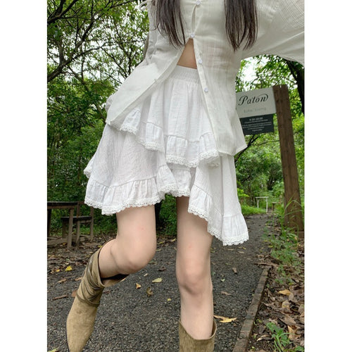 Femme Laget Rifflet Mini Skirt Stilla