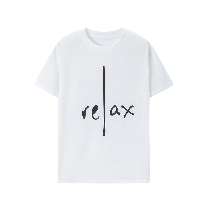 Damer Grafik Afslapnings-T-Shirt Stilla