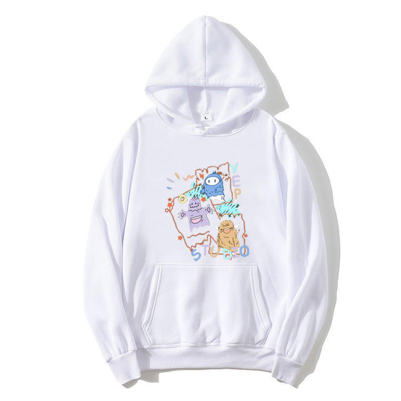 Kvinders hoodie med legende tegneserie design Skovae