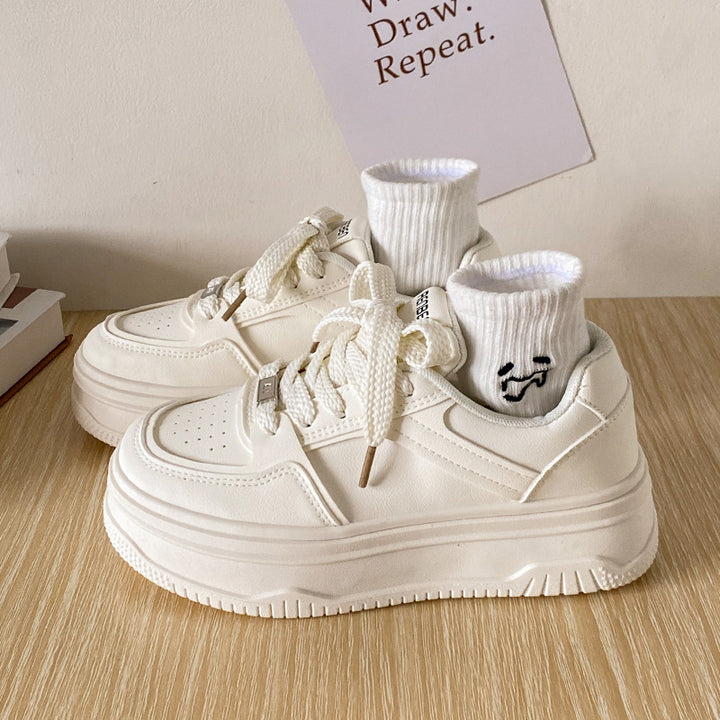 Dame Sneakers med tyk platform og integreret sokkelook Stilla