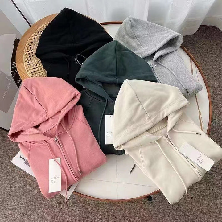 Damer casual hoodie jakke med sporty snit Stilla