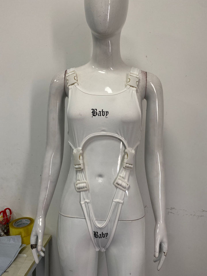 Dame Wickelbody med unikt design og justerbare stropper Skovae