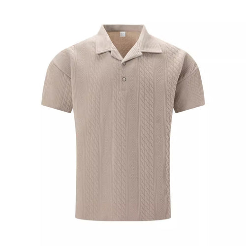 Herre polo skjorte med struktureret design og moderne krave Stilla