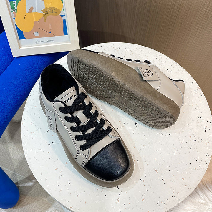 Dame sneakers i casual design med højkvalitets læderoverflade og skridsikker sål Stilla