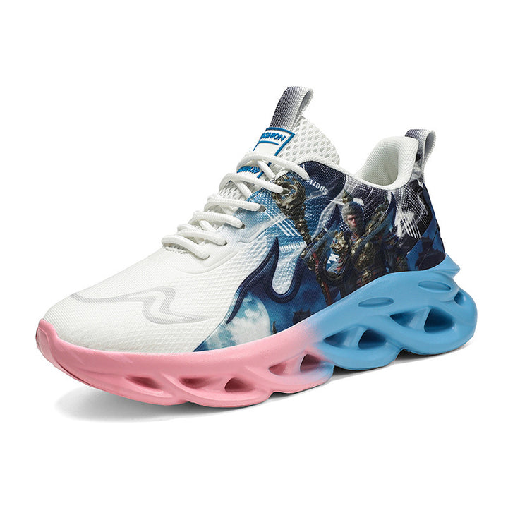 Herrer Grafik Performance Sneakers Stilla