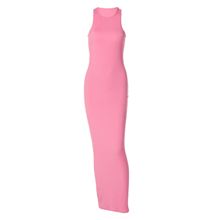 Dame Langærmet Maxikjole med elegant Slim-Fit-snit Stilla