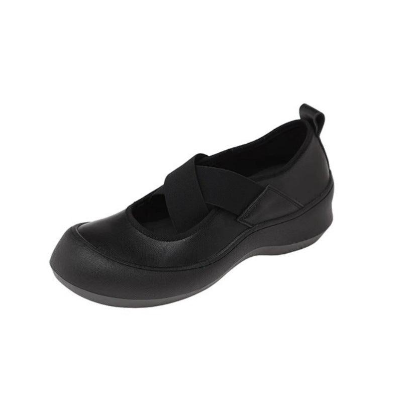 Dame mode Slingback-sko med robust sålprofil og justerbar rem Stilla