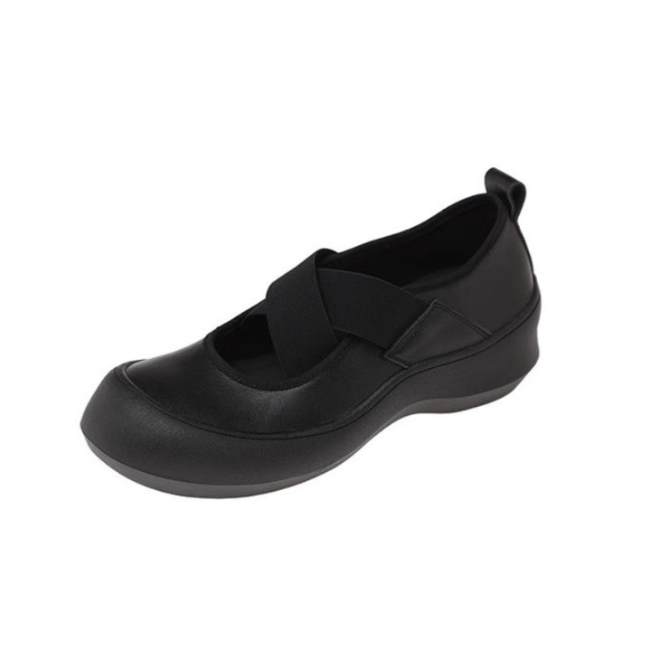 Dame mode Slingback-sko med robust sålprofil og justerbar rem Stilla