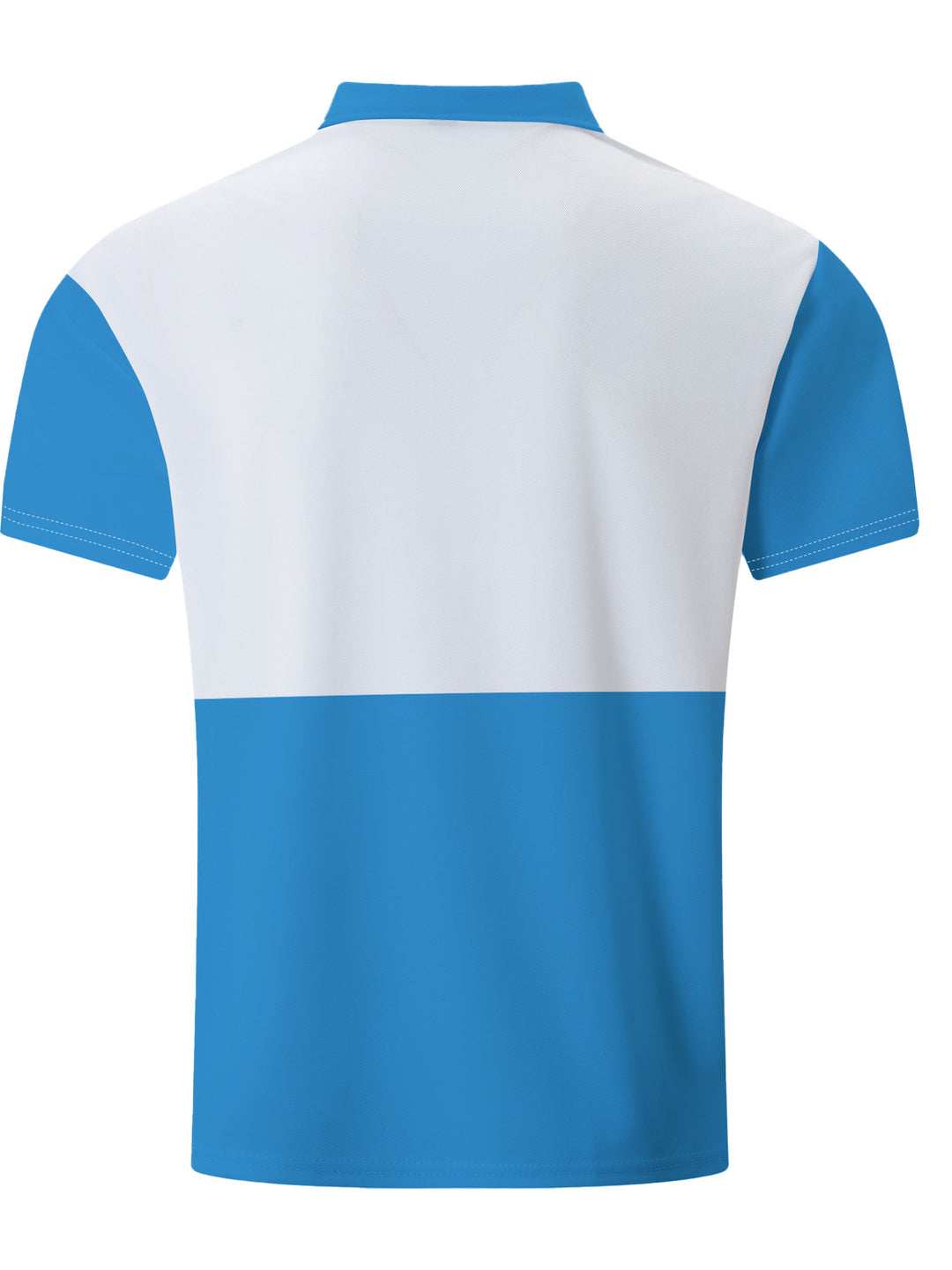 Herrer Polo T-shirt med innovativt farveblokdesign og åndbare egenskaber Stilla