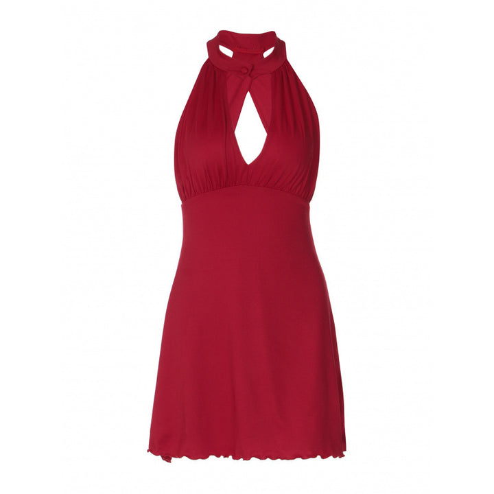 Damen Neckholder Sommerkleid Skovae