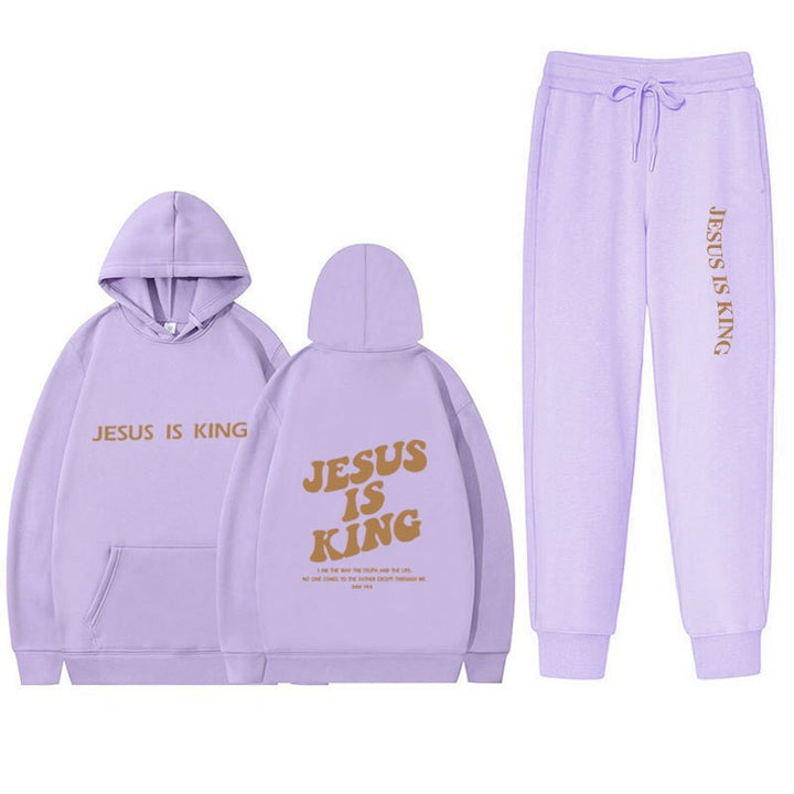 Dame Sweatshirt og Joggingbukser Sæt Skovae